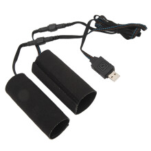 Universal 5V Heated Motorcycle Grip Cover with USB & Memory Function