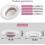 Foldable Sitz Bath Basin for Hemorrhoids, Postpartum, Elderly, Universal Toilet Fit Gray 2