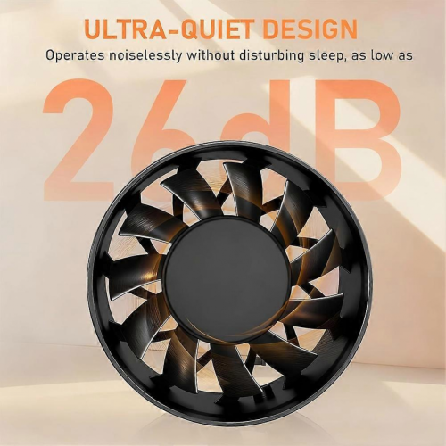 100mm Adjustable Inline Pipe Fan, Quiet Extractor with Power Cable for Bathroom Greenhouse Basement 2