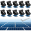 10pcs Solar Panel End Clamp for 30mm/35mm Unistrut Mounting Kit 2