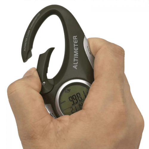 Electronic Altimeter Carabiner with Thermometer 1