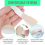 10 Pack Fabric Toe Separators & Wraps for Overlapping, Broken Toes & Pain Relief 3