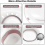Foldable Sitz Bath Basin for Hemorrhoids, Postpartum, Elderly, Universal Toilet Fit Gray 3