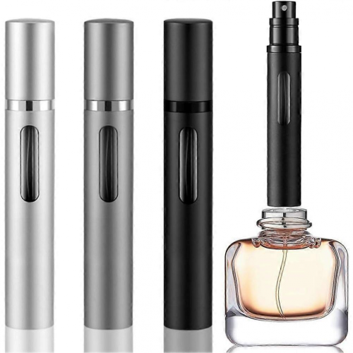 3PCS 10ml Travel Perfume Atomizer Refillable Bottle, Bottom-Filling 1