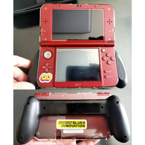 Ergonomic Grip & Clear Protective Case for Nintendo 3DS XL 2