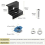 10pcs Solar Panel End Clamp for 30mm/35mm Unistrut Mounting Kit 3