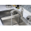 Brushed Nickel Pull-Down Kitchen Faucet Spray Head Replacement 3