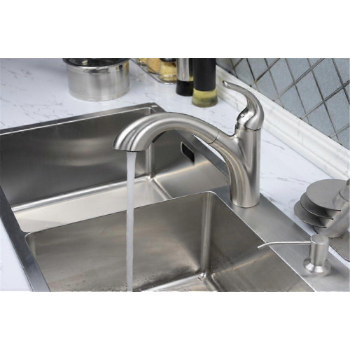 Brushed Nickel Pull-Down Kitchen Faucet Spray Head Replacement 2