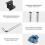 10pcs Solar Panel End Clamp for 30mm/35mm Unistrut Mounting Kit 4