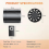 100mm Adjustable Inline Pipe Fan, Quiet Extractor with Power Cable for Bathroom Greenhouse Basement 5
