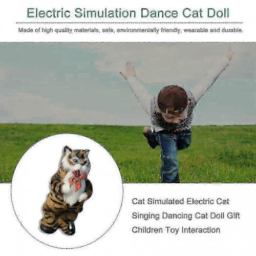 Interactive Singing Dancing Yellow Cat Doll Toy Gift for Kids 2