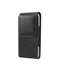 iPhone 16 Plus (2024) Vertical Leather Holster with Belt Loop