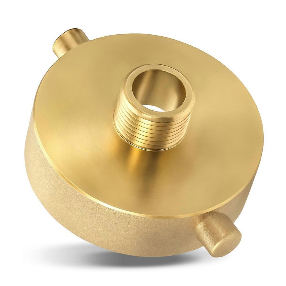 2-1/2In Female To 3/4In Ght Male Fire Hydrant Adapter, Brass Fire Hose Equipment With Pin 9199294491135