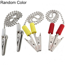Durable Metal Ball Chain Dental Lab Bib with Crocodile Clip
