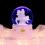Carillon con unicorno rosa e neve artificiale, luci LED e effetto neve automatica. 5