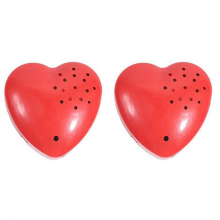2PCS Heart-Shaped Voice Recorder, 10-Second Recording Button, Valentine's Day Sound Recorder