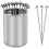 Stainless Steel Cocktail Picks Holder Set with Decorative Toothpicks 1