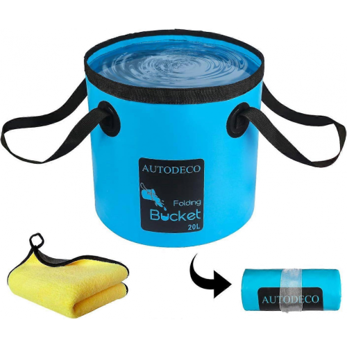 Secchio pieghevole da 5 galloni, lavabo portatile