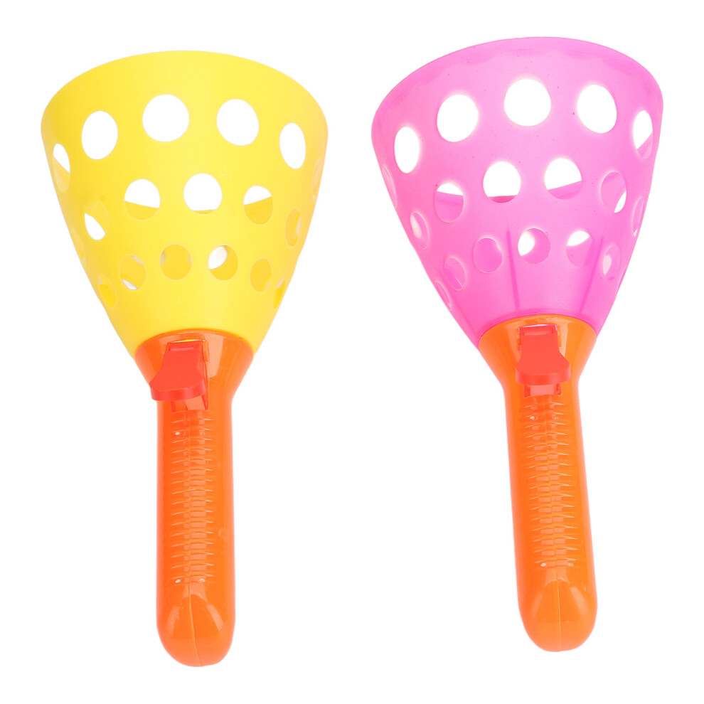Yellow/Pink Pop Catch Ball Game - Sensory Motor Skills Indoor/Outdoor Plastic