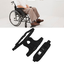 Black Wheelchair Thigh Restraint Belt Safety Seatbelt Fixation