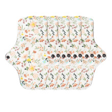 5pcs Washable Breathable Cotton Menstrual Pads, Reusable, Super Absorbent