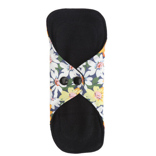 5pcs Reusable Menstrual Pads, Leak-proof, Soft Cotton, Size M 1