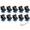 10pcs Solar Panel End Clamp for 30mm/35mm Unistrut Mounting Kit 1