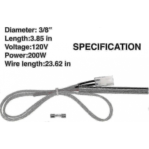 Traeger Grill Fire Pot Replacement Kit with Hot Rod Igniter 2