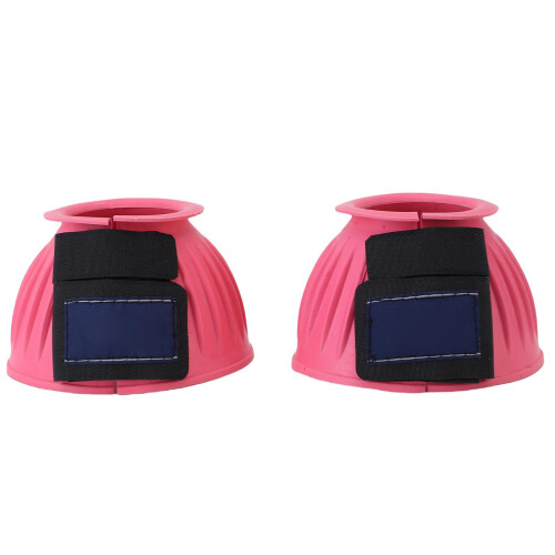 1 Paar Gummi-Hufglocken Größe S Pink 1