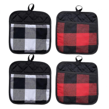 4pcs Square Oven Mitts Heat Resistant Non-slip Pot Holders