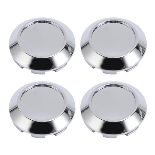 4 Stück ABS 76mm Silber Radzentrumkappen-Set 2