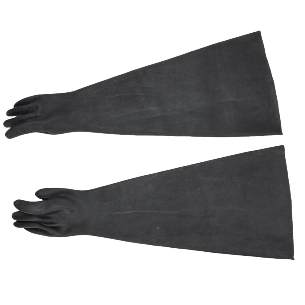 Heavy Duty Latex Sandblasting Gloves 32.28In Wearproof Safety Work Protective Gear 4331388498117