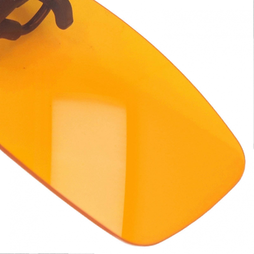 Clip-On Blue Light Blocking Glasses, 180 Flip, Portable Orange Lens for Computer 1
