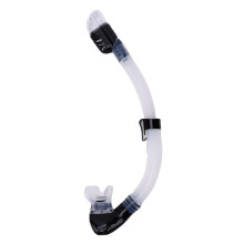 Food Grade Silicone PC Adjustable Semi Dry Snorkel for Diving & Swimming