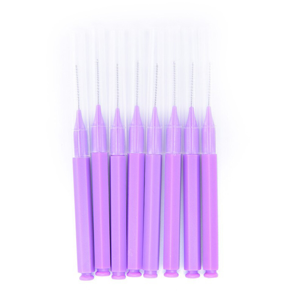 Penghui-Toys Purple (Purple) 20Pcs Interdental Brushes, Teeth Cleaner For Men & Women