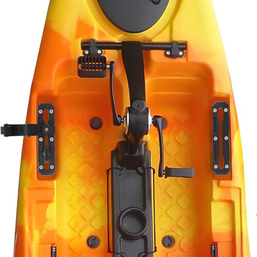 (6-inch guide rail) 4Pcs Kayak Paddle Holders Track Mount 2