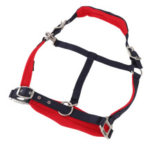 Adjustable Wearproof Horse Halter with Zinc Alloy & Fleece, M