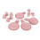 8pcs Silicone Duckbill Valve Diaphragm Replacement for M9 Breast Pump 1