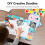 Kids Digital Camera with Printing, 2.4" HD Screen, 64GB Max 6