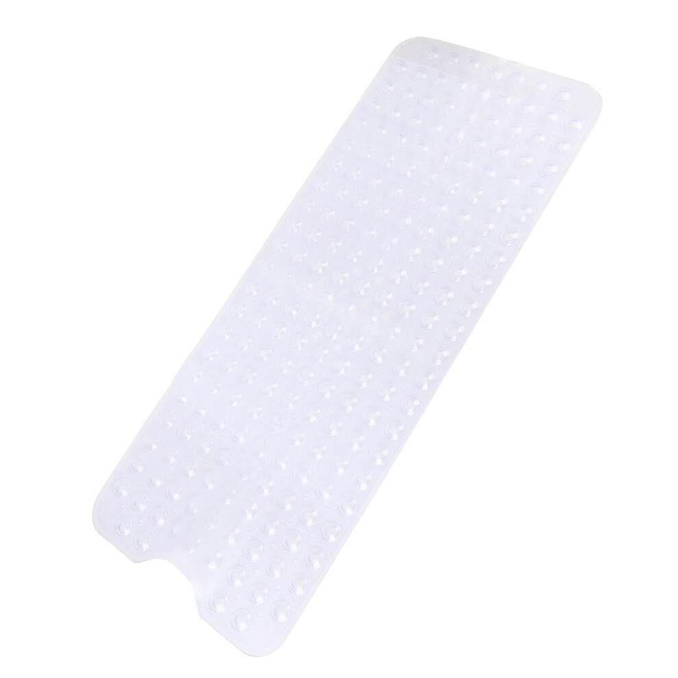 Clear PVC Non Slip Shower Mat 100x40cm for Bathroom Safety