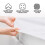 (Double, White) 40cm Deep Fitted Sheet - Premium Microfiber Mattress Sheet Single Double & King Sizes UK 4