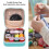 Basic Sewing Kit with 11 Thread Reels, 10 Pins, Portable Green Case 5