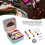 Basic Sewing Kit with 11 Thread Reels, 10 Pins, Portable Green Case 6