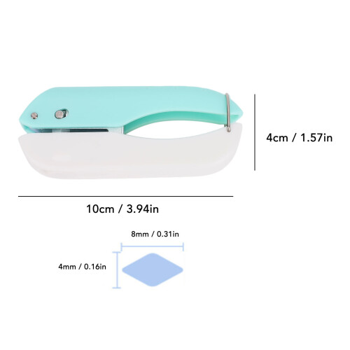 Rhombus Hole Punch Compact Handheld Crafting Tool, 80-300G 1