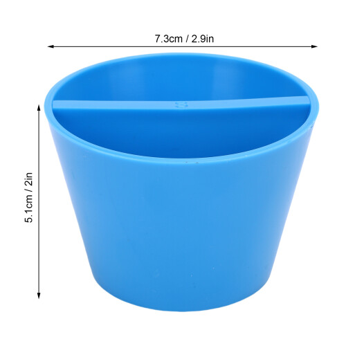 Randkegel-Töpfertool blau 5,1/7,3 cm PLA 1