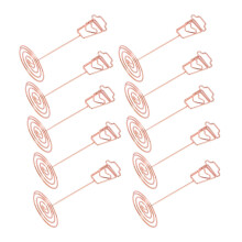 10Pcs Rose Gold Metal Table Card Holders for Weddings & Events