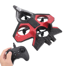 RC-Flugzeug 500mAh Rot 50-60m Reichweite 4-Motoren