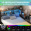 Single Bed with RGB LED Lights & Charging Station 6