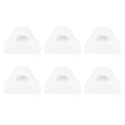 6 Stück 3 mm Stichvorlagen 5x3.5cm weißes PLA 2