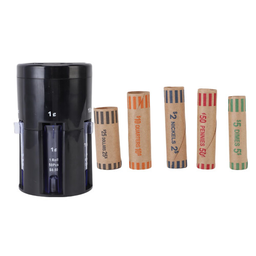 5-in-1 Münzsortierer drehbare Basis ABS 482g 1